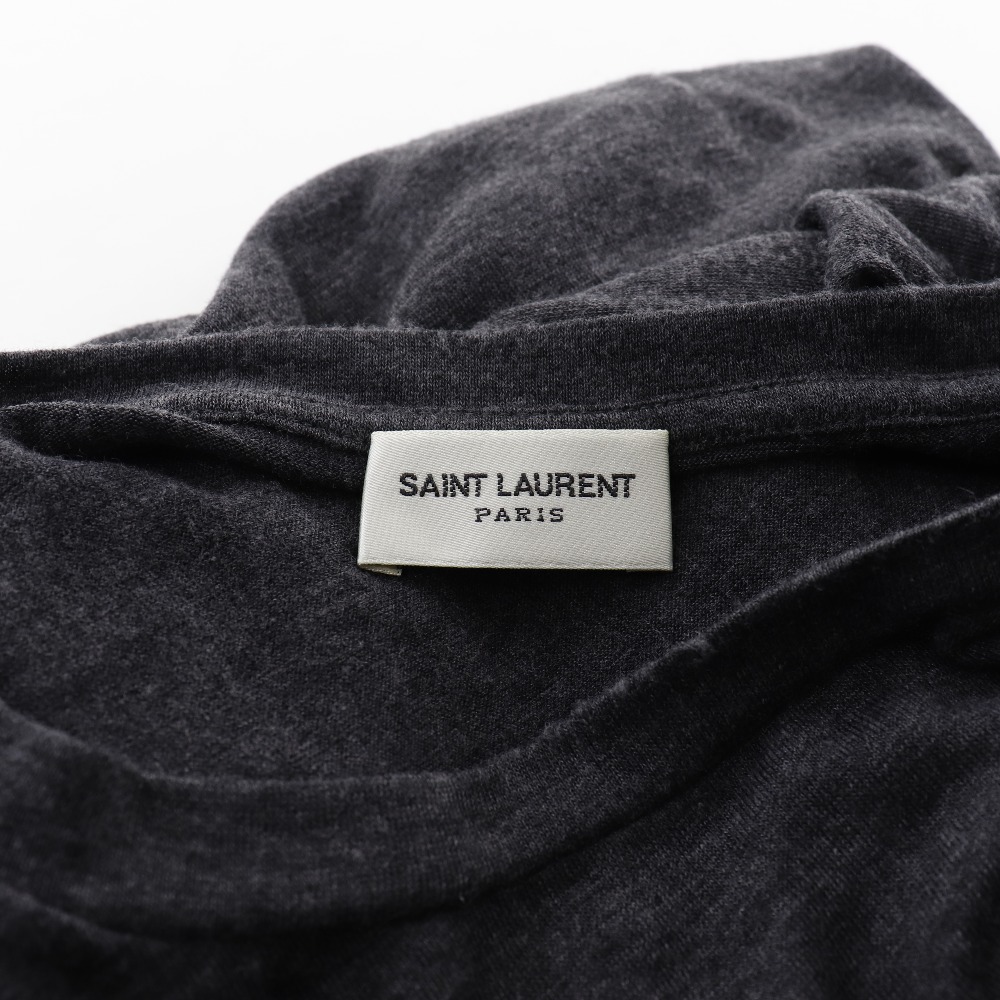新品未使用 SAINT LAURENT PARIS Tシャツ グレー