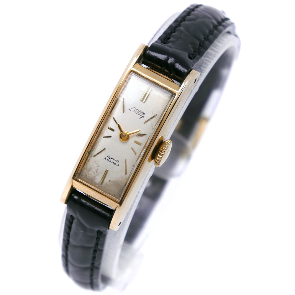 【CITIZEN】シチズン デイデイト 6000-K09346 ステンレススチール×金メッキ シルバー クオーツ アナログ表示 レディース 白文字盤 腕時計