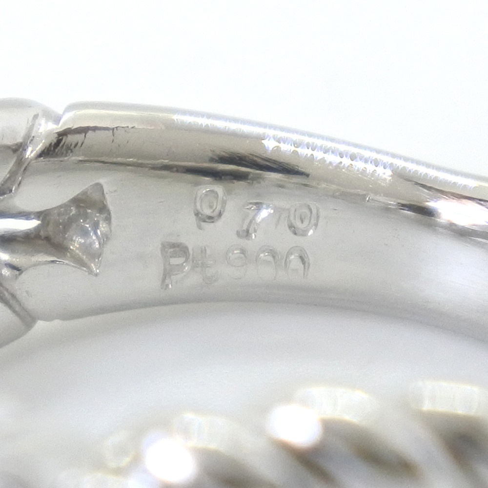 Pt900プラチナ×ダイヤモンド 9.5号 0.70 レディース リング・指輪