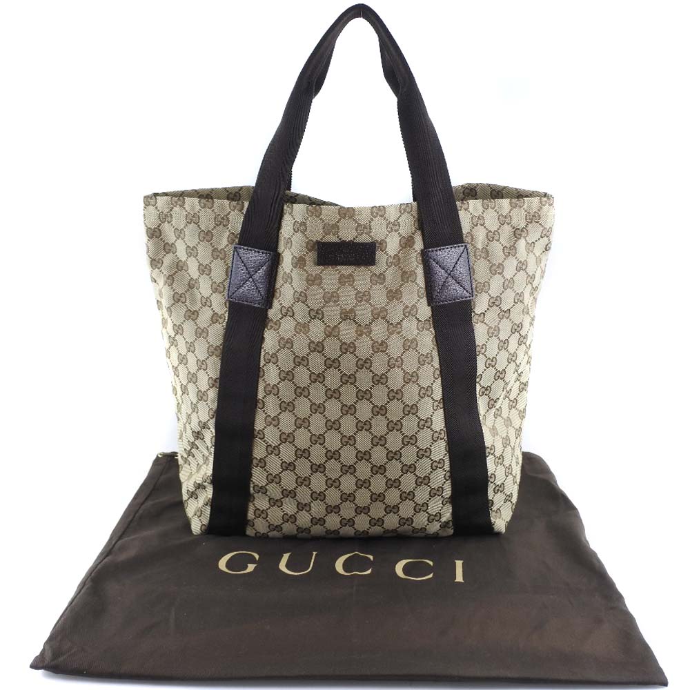 GUCCI】グッチ 189669 GGキャンバス レディース トートバッグ【中古