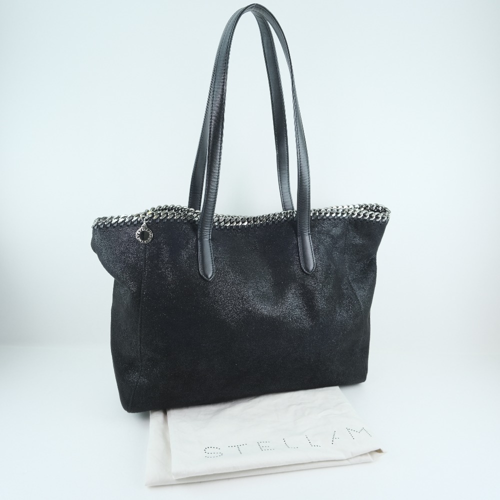 【Stella McCartney】ステラマッカートニー ファラベラ 422362 ポリエステル 黒 レディース トートバッグ【中古】