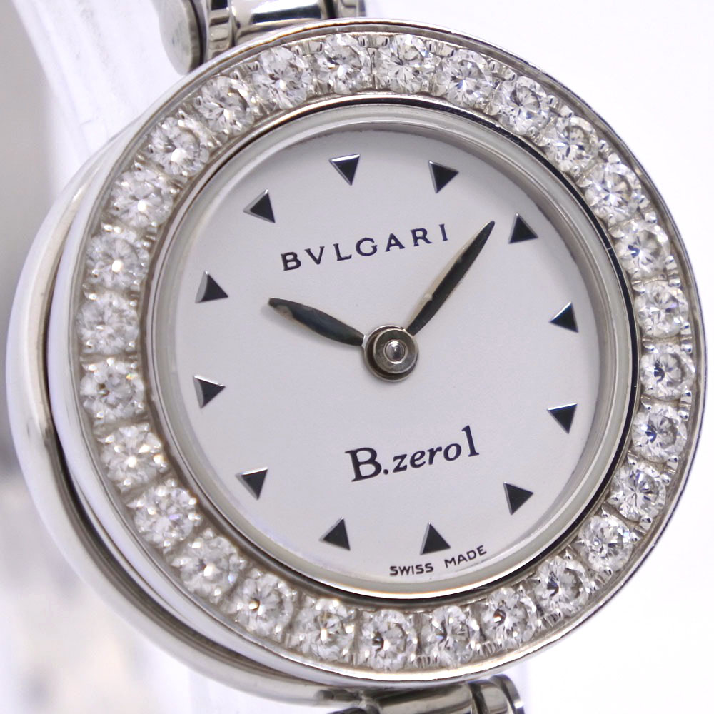 ブルガリ BVLGARI ビーゼロワン ダイヤ 腕時計 レディース シルバー