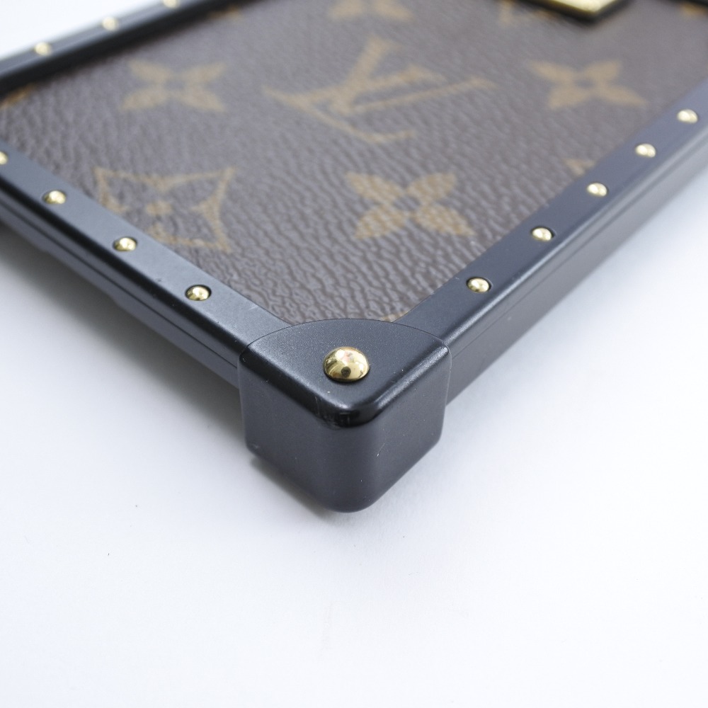 【LOUIS VUITTON】ルイヴィトン アイトライクiphoneX スマートフォンケース モノグラム ブラウン×ゴールド金具 M62618 BC0178/kr11160koLOUISVUIITTON