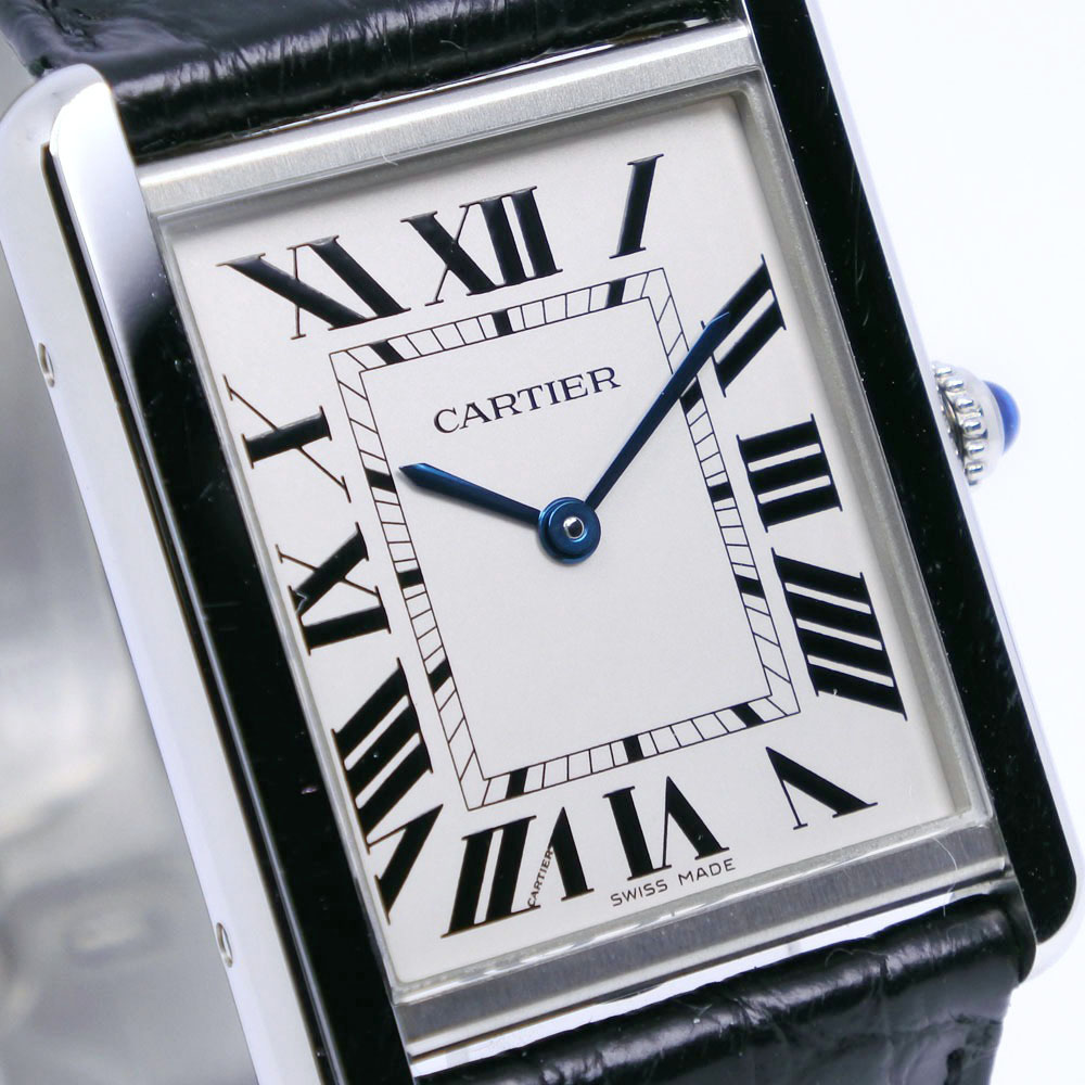 CARTIER】カルティエ タンクソロLM Ｗ5200003 ステンレススチール ...