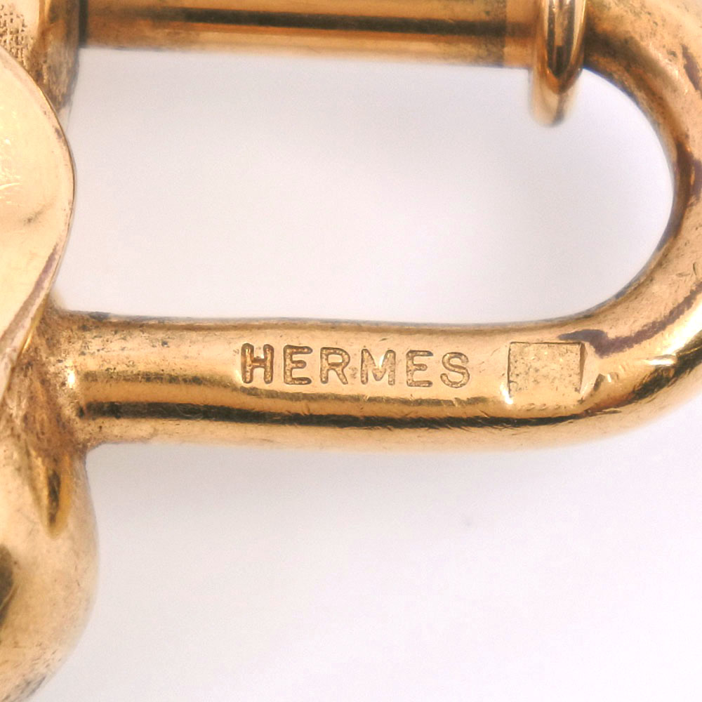 HERMES】エルメス 金メッキ ゴールド レディース チャーム【中古