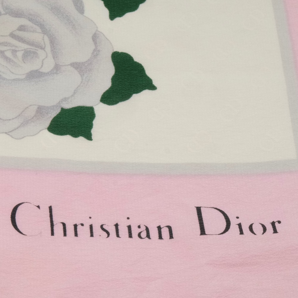 Dior】クリスチャンディオール シルク ピンク レディース スカーフ