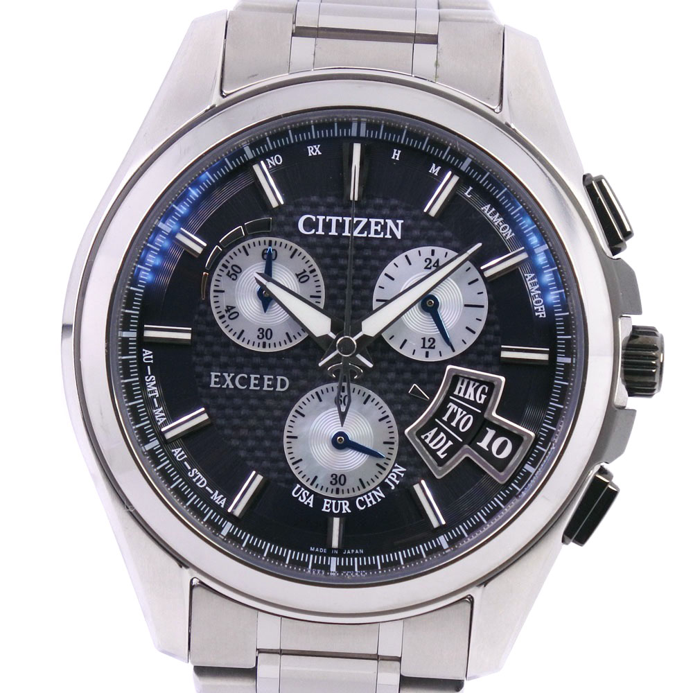 新品未使用】CITIZEN Eco-Drive チタン クロノグラフ-