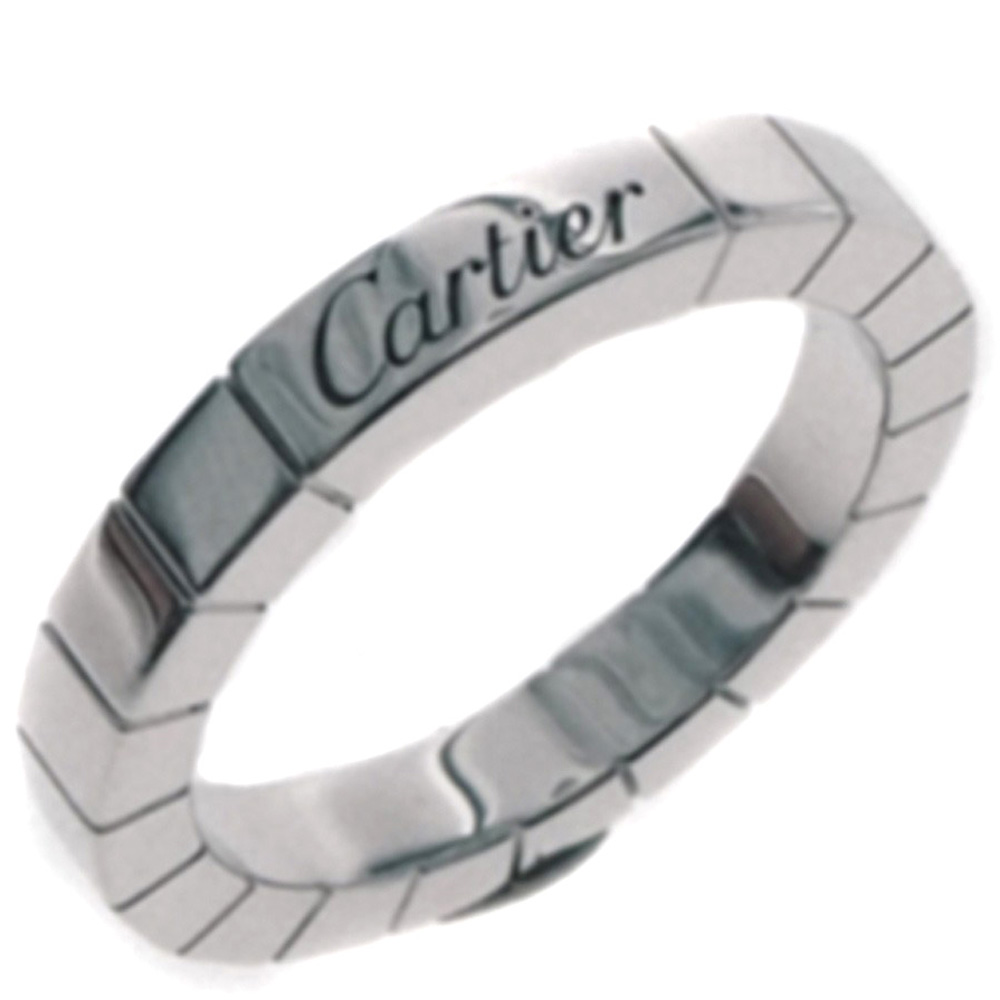 CARTIER】カルティエ ラニエール K18ホワイトゴールド 10号 シルバー