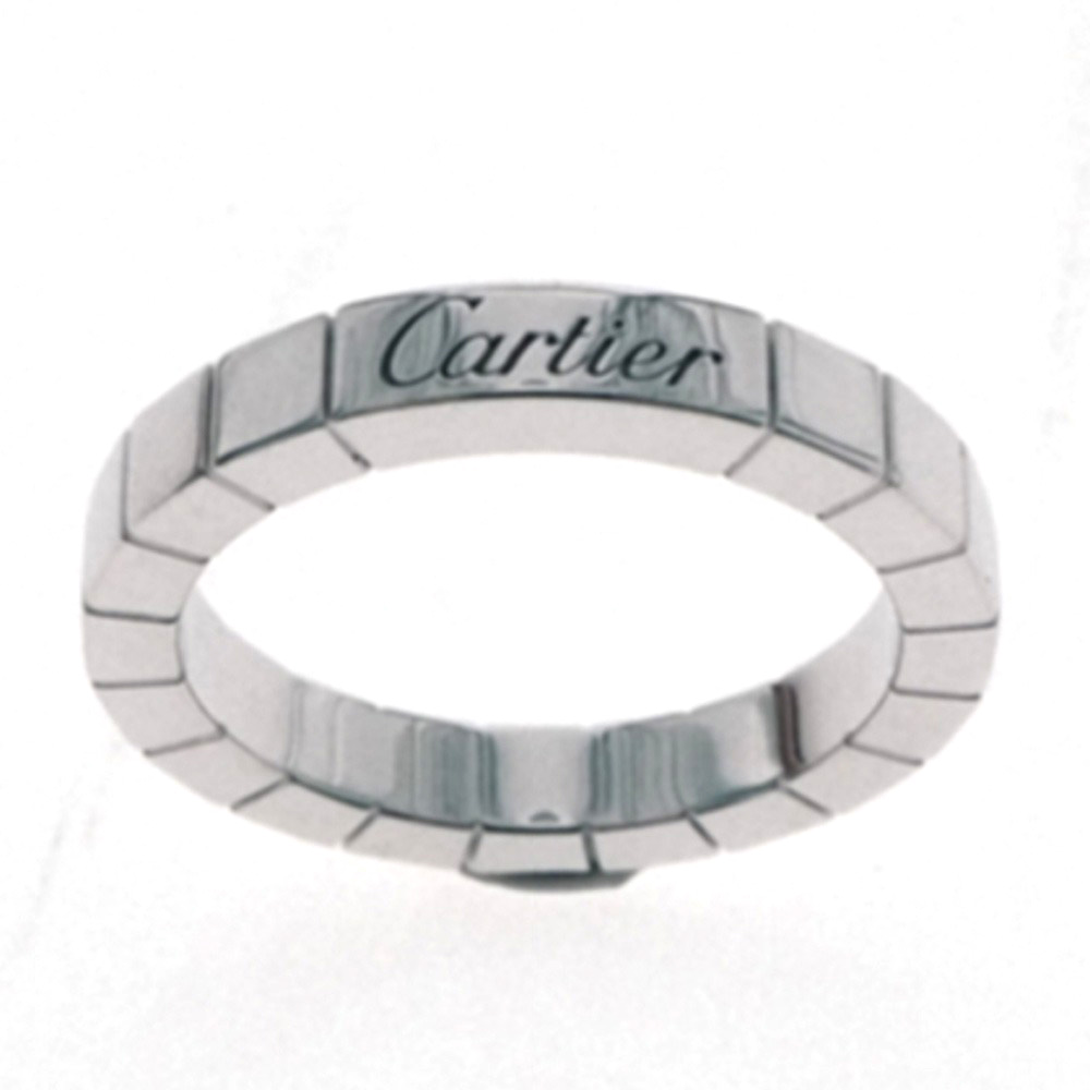 CARTIER】カルティエ ラニエール K18ホワイトゴールド 10号 シルバー