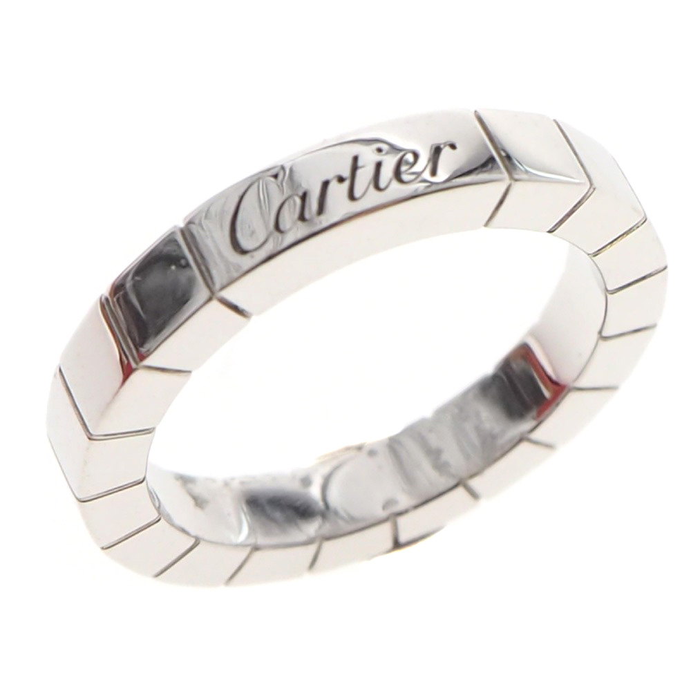 CARTIER】カルティエ ラニエール K18ホワイトゴールド 7号 シルバー