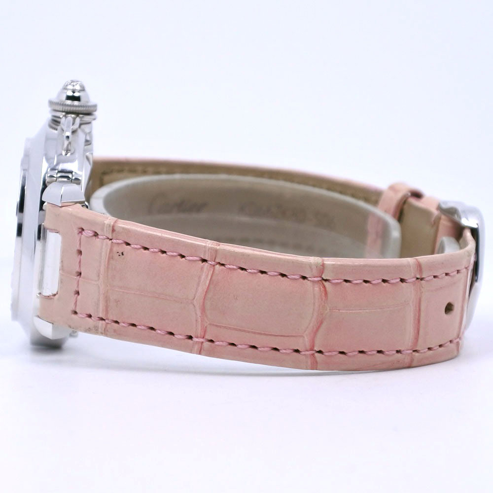 CARTIER】カルティエ パシャ32 グリットダイヤ WJ101456 K18ホワイト ...