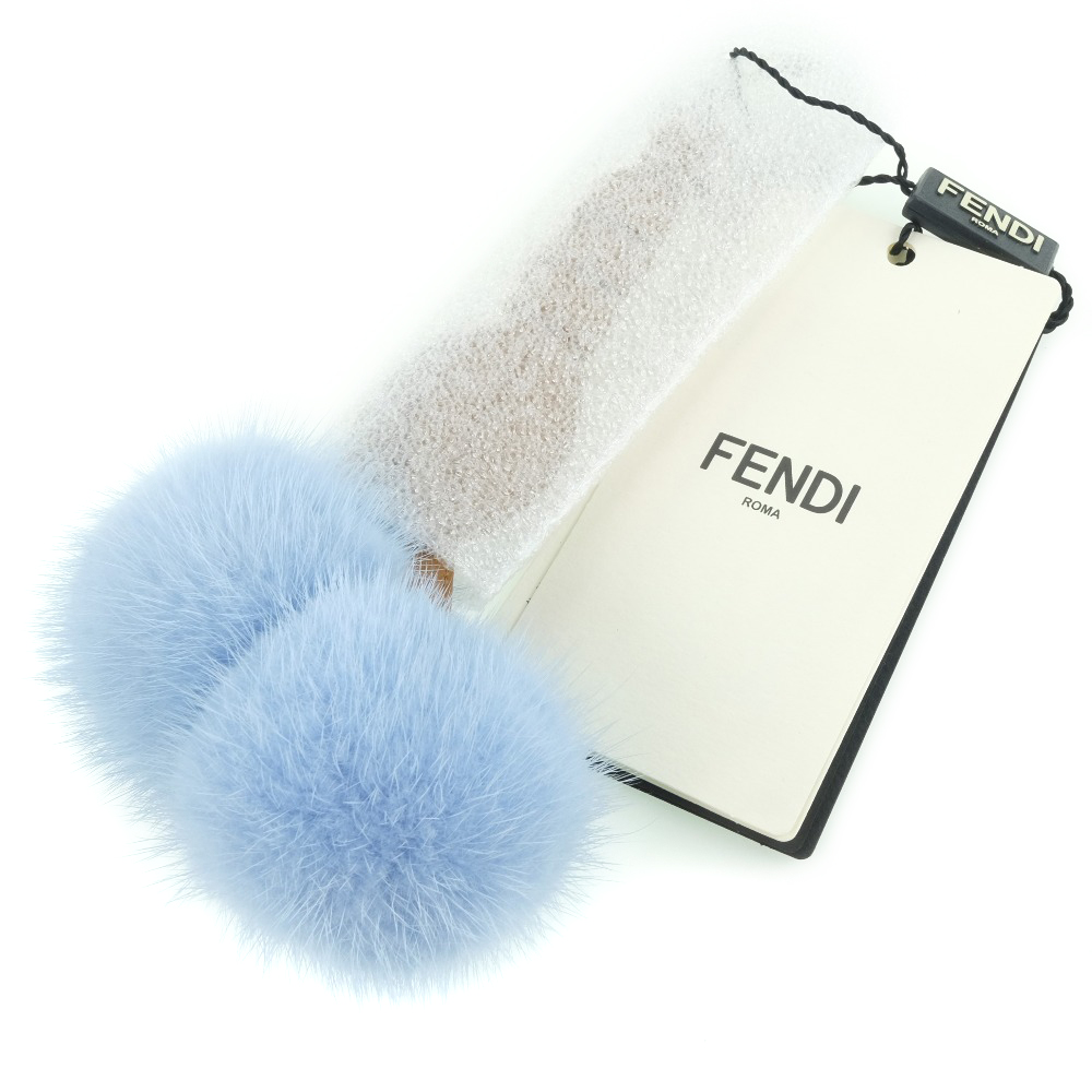 FENDI】フェンディ さくらんぼ 7AR642 6Y9 F11DV レザー×レザー×ファー