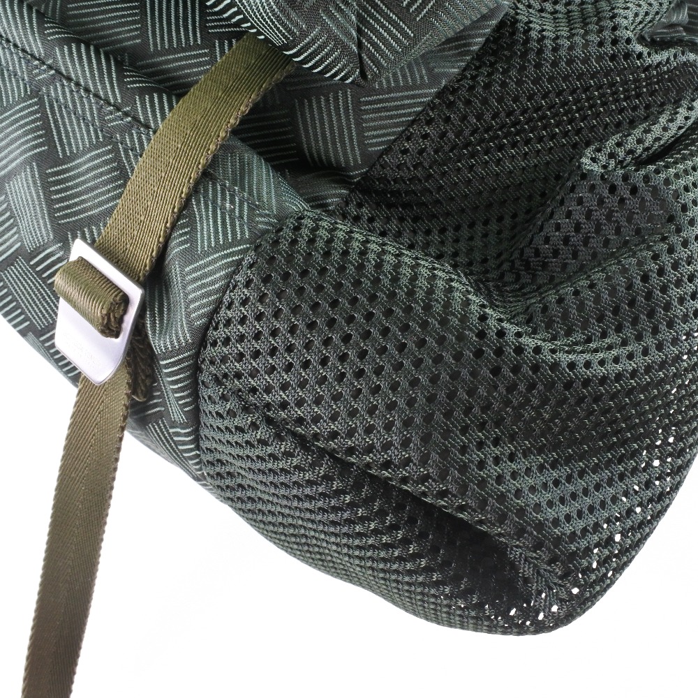 【BOTTEGAVENETA】ボッテガヴェネタ トレッキング 652147V0EP38803 ナイロン 緑 メンズ リュック・デイパック【中古】