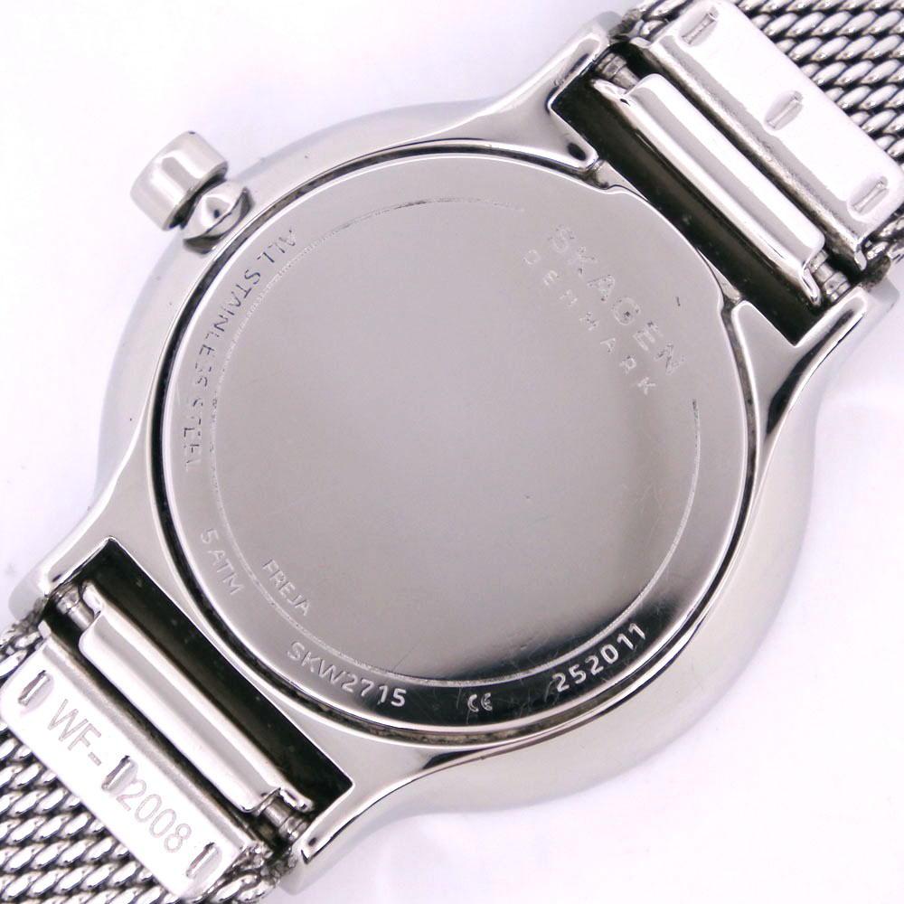 【SKAGEN】スカーゲン フレヤ SKW2715 ステンレススチール クオーツ アナログ表示 レディース シルバー文字盤 腕時計