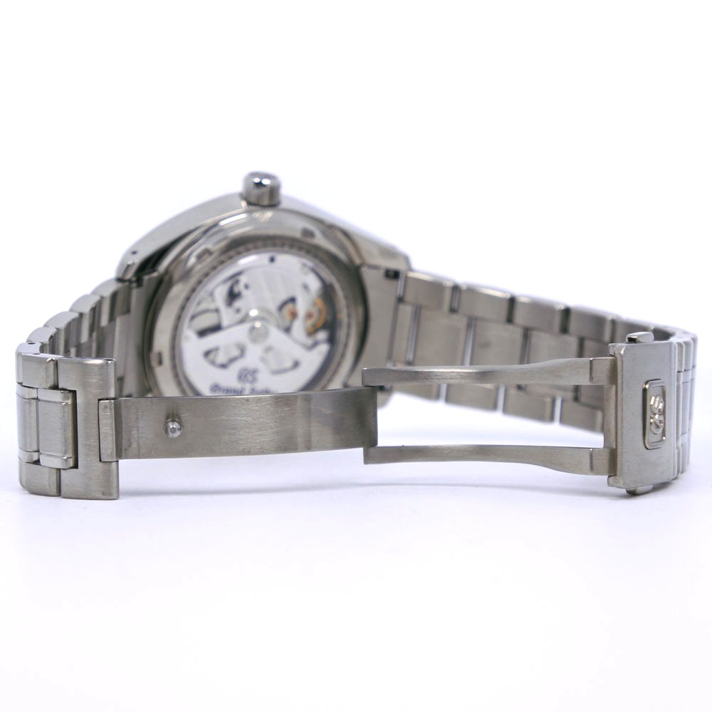 【SEIKO】セイコー グランドセイコー スプリングドライブ マスターショップモデル 9R65-0AE0 SBGA059 チタン 自動巻き  パワーリザーブ メンズ 白文字盤 腕時計【中古】