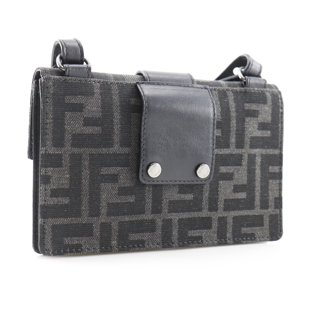 Fendi ショルダーバッグ FENDI Marsupio Baguette Shoulder Bag 7M0295 3WAY clutch black
