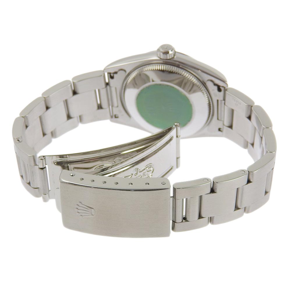 【ROLEX】ロレックス オイスターパーペチュアル 77080 ステンレススチール 自動巻き ボーイズ ピンク文字盤 腕時計