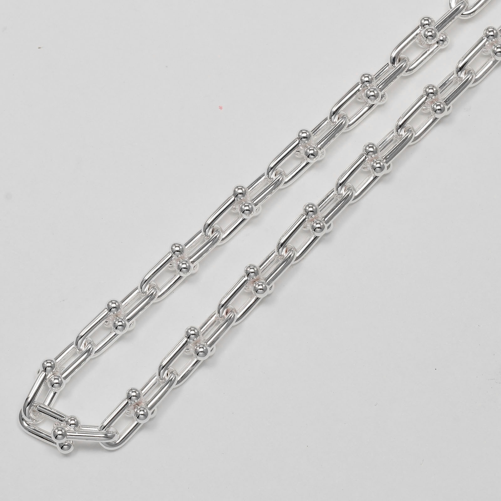 TIFFANY&Co. hardware small link Necklace Silver925 44g _ | eBay
