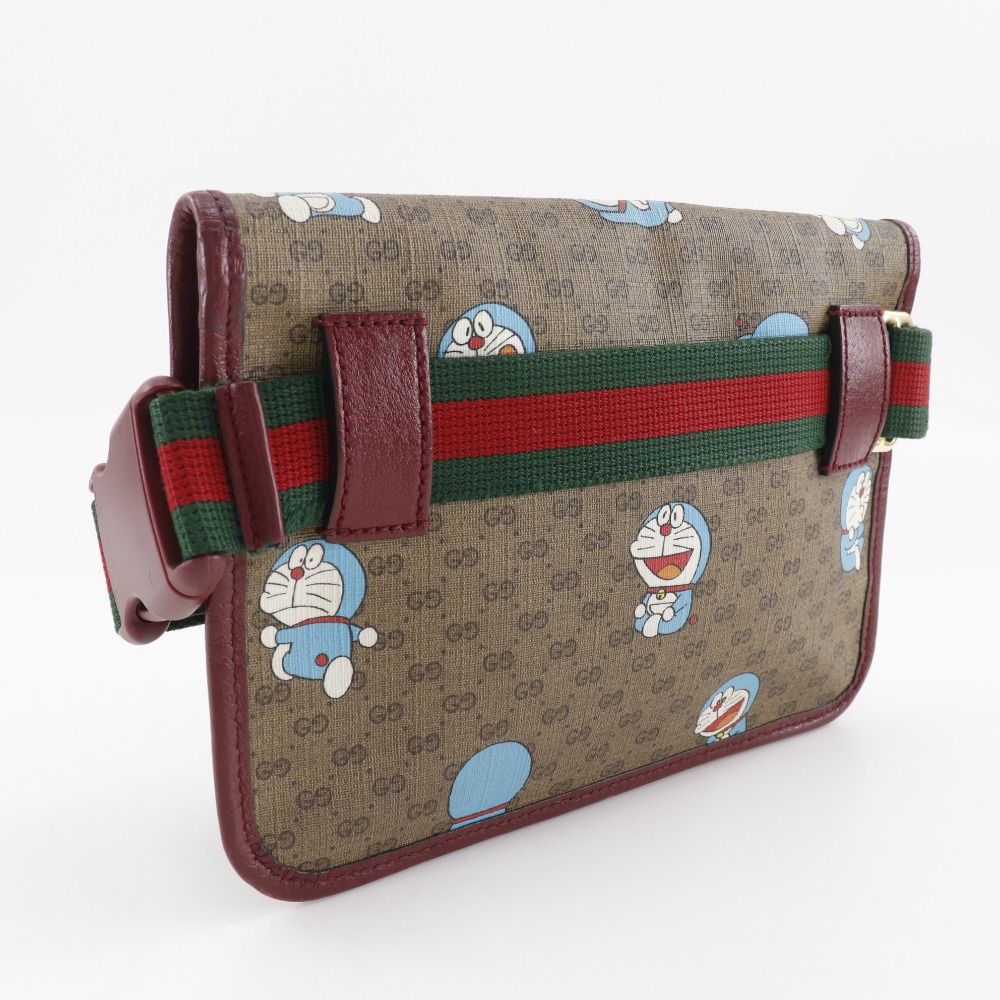 GUCCI 647817 body bag Doraemon collaboration Waist bag Brown