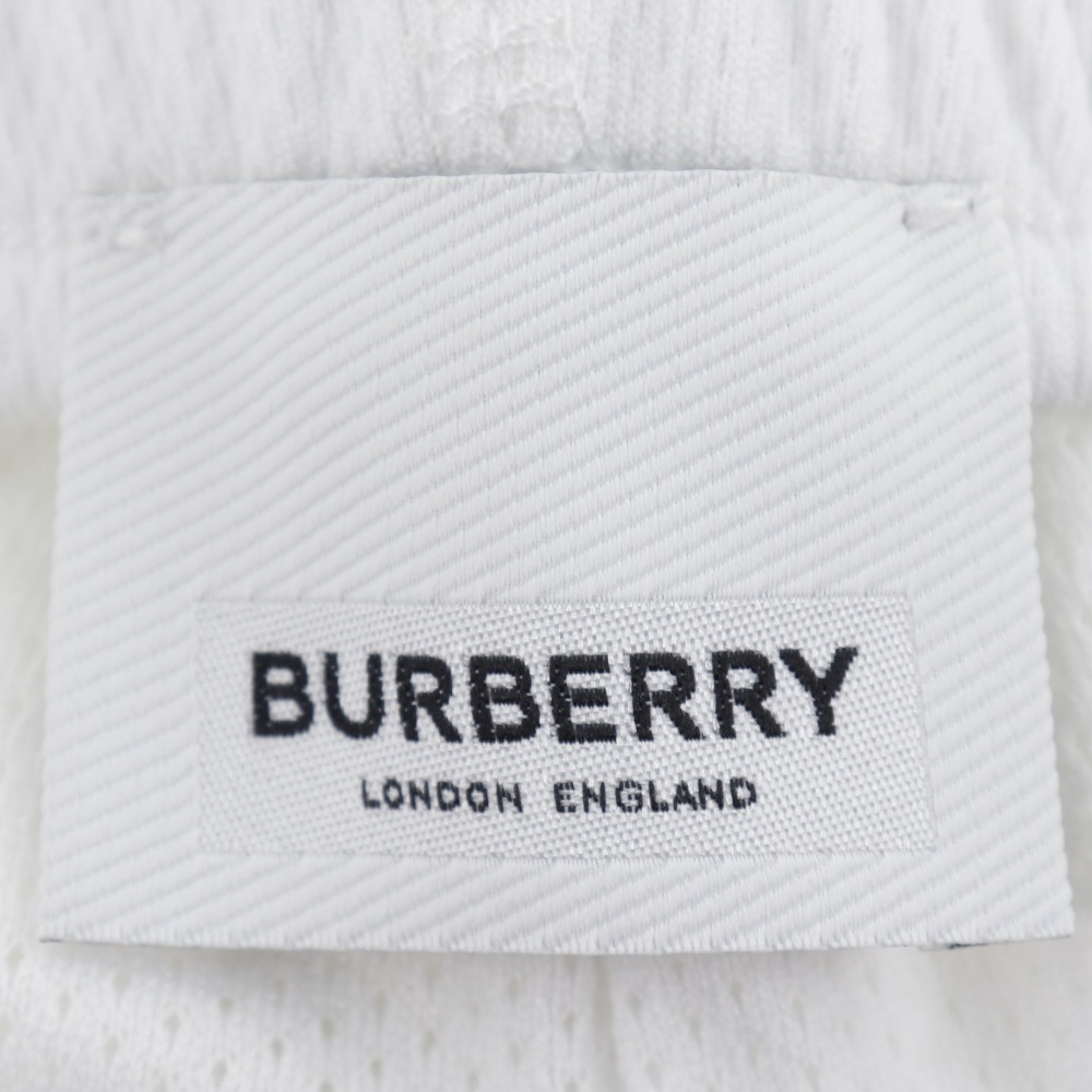 BURBERRY】バーバリー ハーフパンツ ポリエステル 白 メンズ ショート