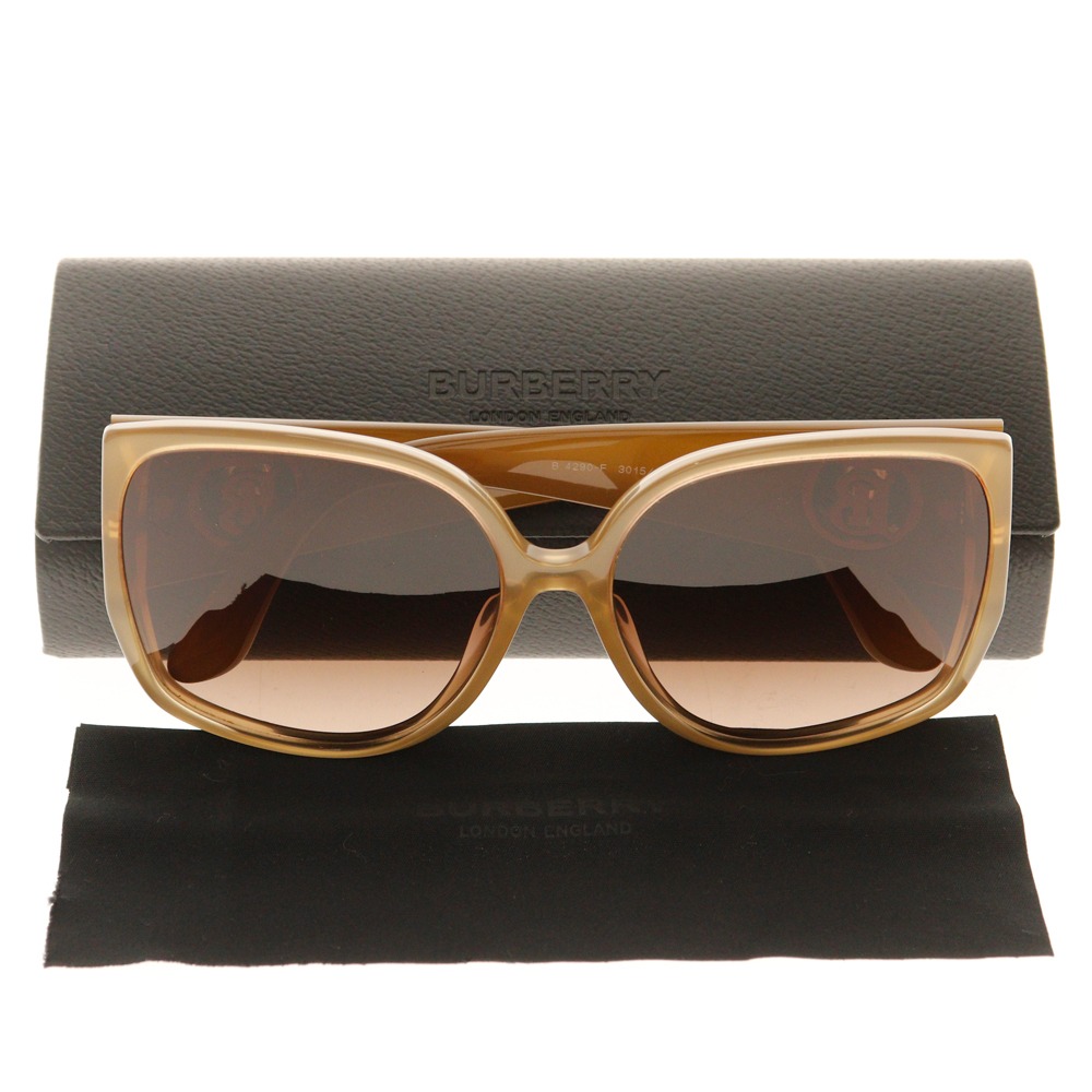 BURBERRY TB logo sunglasses B4290-F Brown plastic Women | eBay BURBERRY TB logo sunglasses B4290-F Brown plastic Women | eBay