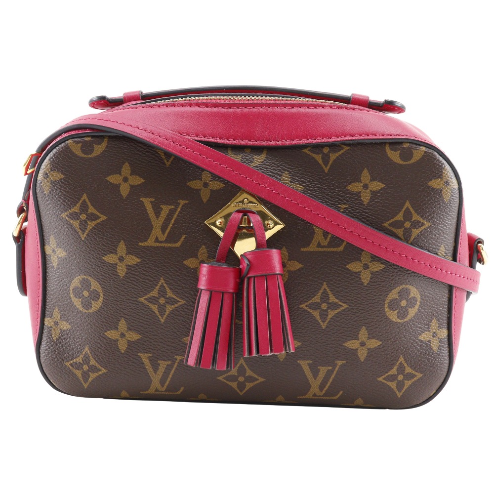 ルイ ヴィトン LOUIS VUITTON モノグラム サントンジュ ショルダー バッグ レザー コクリコ M43556 Monogram Saintonge 90316122 LOUIS VUITTON Saintonge Shoulder Bag M43556 2WAY Coklico Brown