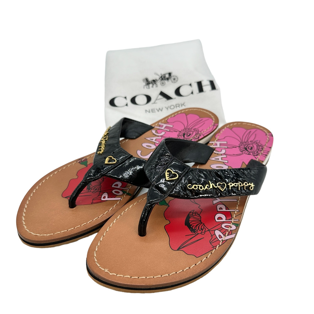 COACH】コーチ ブラック レディース サンダル【中古】｜COACH｜店舗買取｜シューズ＞サンダル｜USEDのアパレル通販サイト -  SMASELL（スマセル）