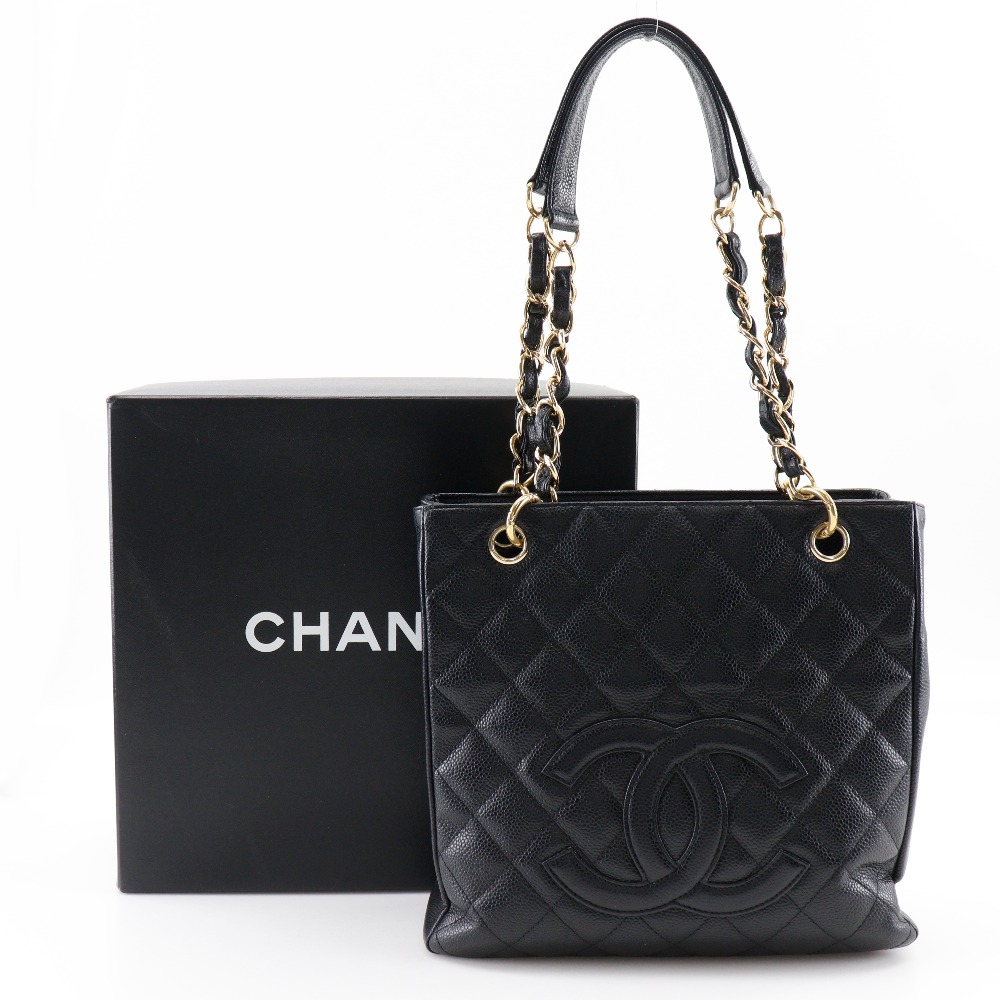 CHANEL】シャネル PST チェーントート マトラッセ A20994 キャビアスキン 黒 レディース ショルダーバッグ【中古】｜CHANEL ｜店舗買取｜バッグ＞ショルダーバッグ｜USEDのアパレル通販サイト - SMASELL（スマセル）