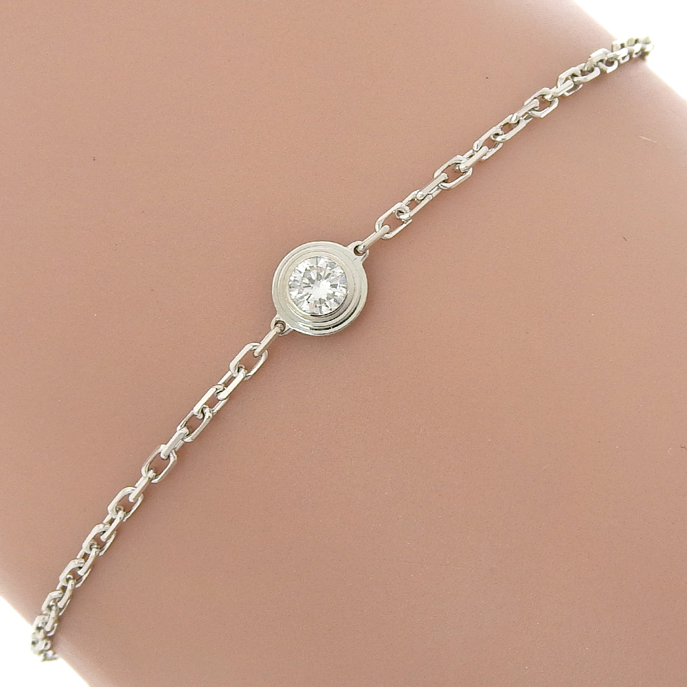 カルティエ ダムール ブレスレット ホワイトゴールド ダイヤモンド