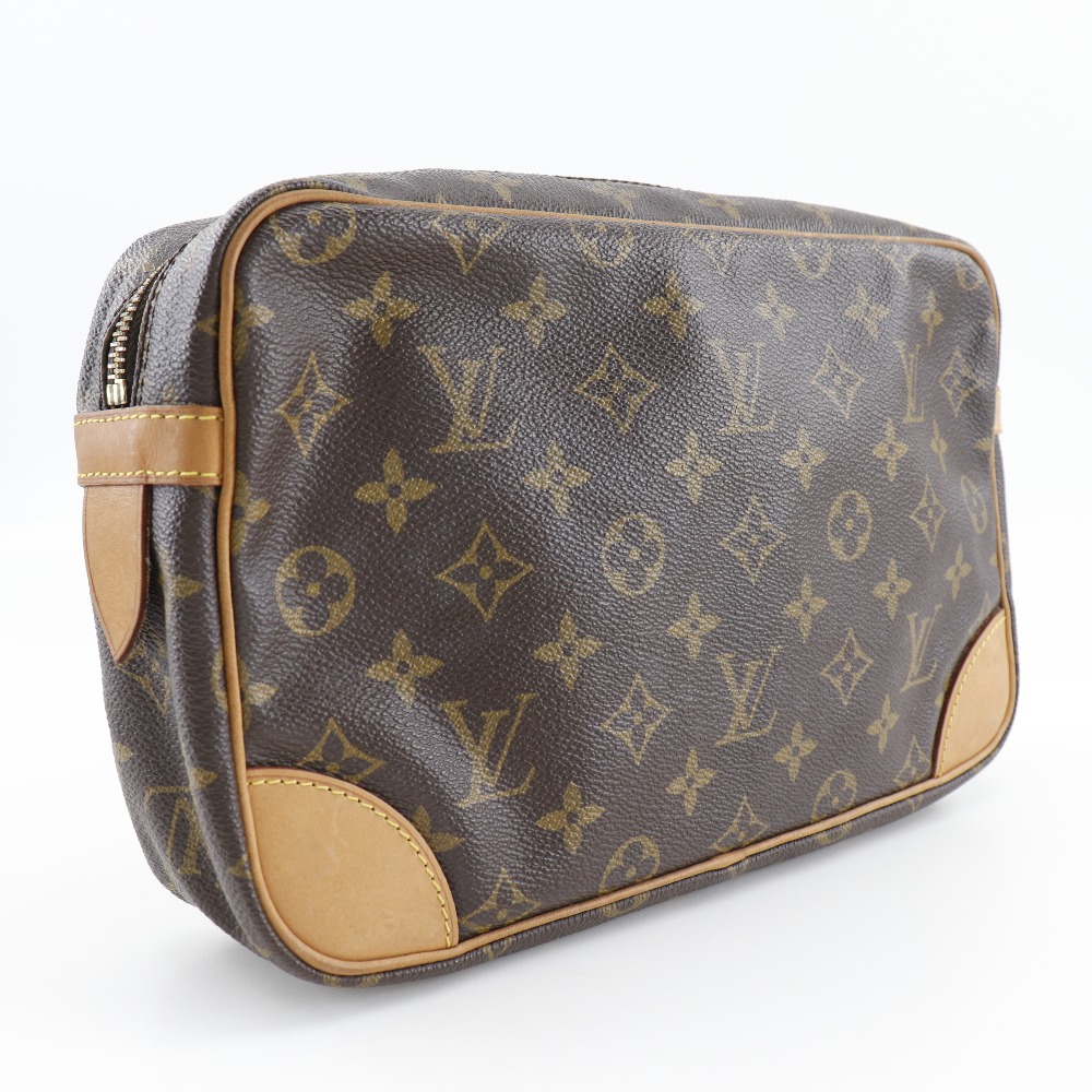 LOUIS VUITTON】ルイ・ヴィトン コンピエーニュ28 M51845 モノグラムキャンバス 茶 881SL ユニセックス セカンドバッグ 【中古】｜LOUIS VUITTON｜店舗買取｜バッグ＞その他バッグ｜USEDのアパレル通販サイト - SMASELL（スマセル）