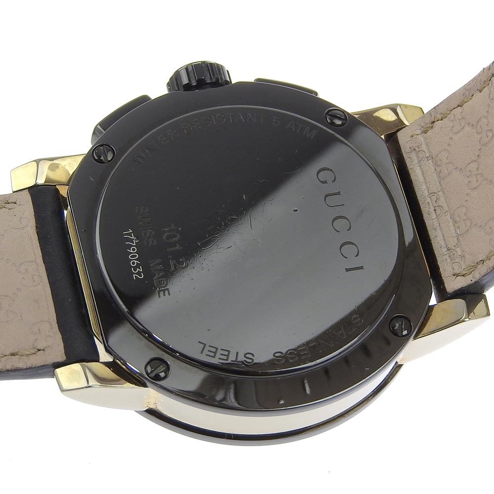 グッチ GUCCI 101.2 Gクロノ ラージウォッチ Gロゴ GUCCI G Chrono