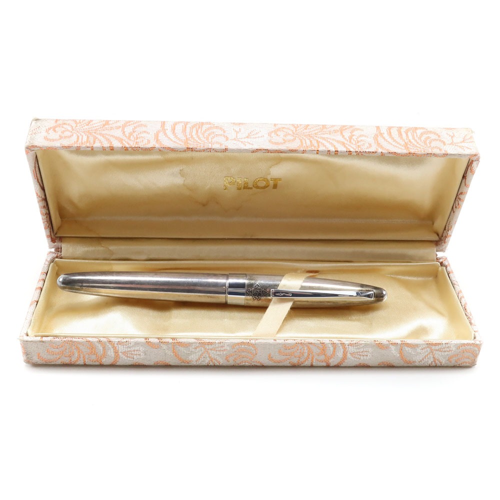 PILOT】パイロット ペン先 18K(750) SILVER製 ジャンク品 スターリング