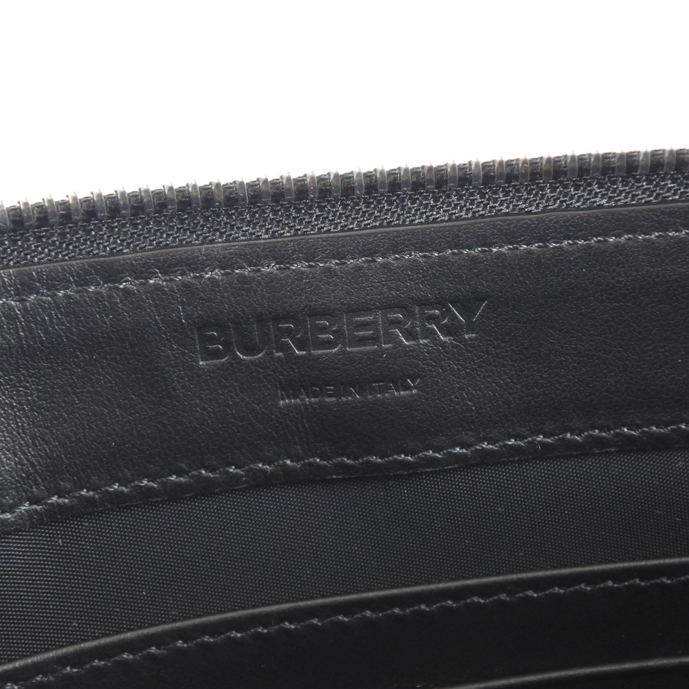 BURBERRY】バーバリー LONDON ENGLAND セカンドバッグ 8015103 牛革 茶