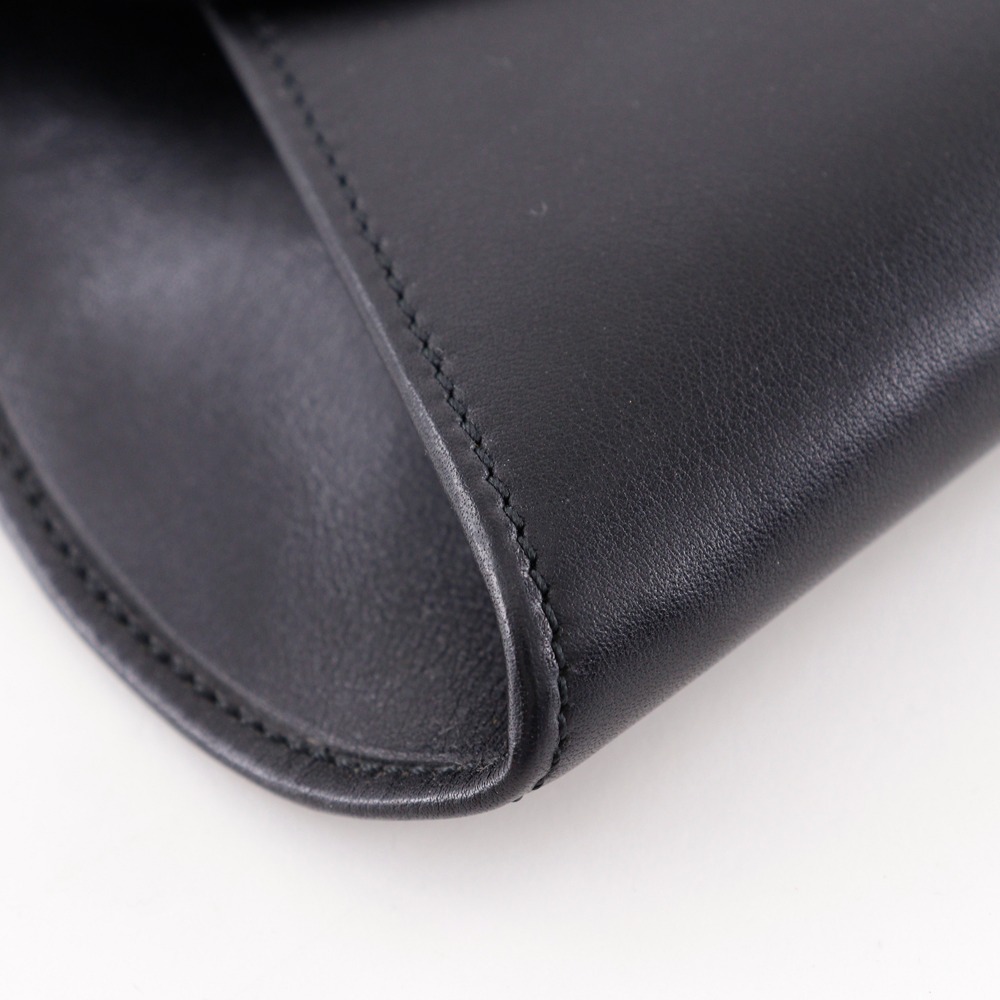CARTIER Panther belt Pochette black Calfskin/Plated Gold  display picture 2
