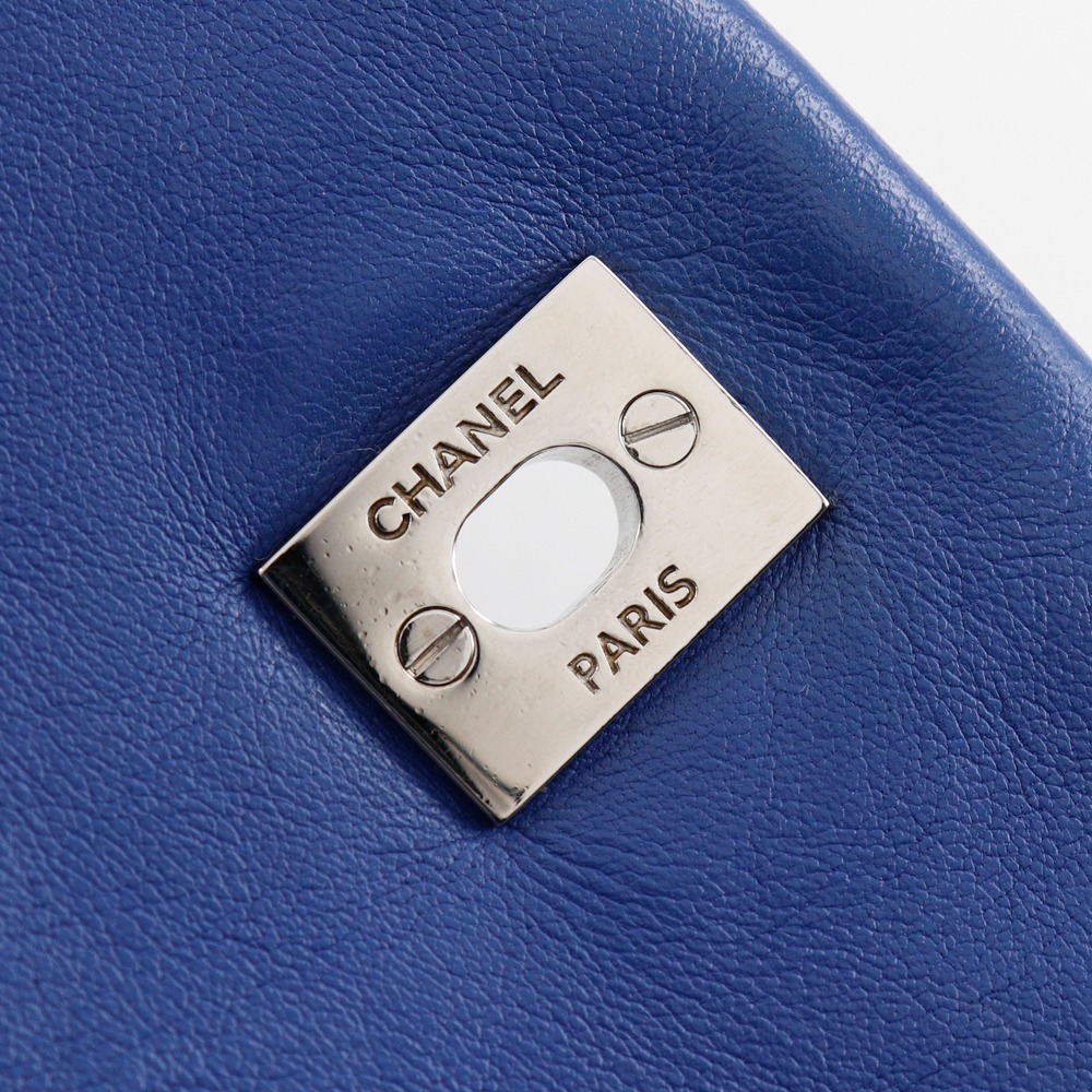 CHANEL Wild stitch Shoulder Bag ChainShoulder Blue lambskin Women