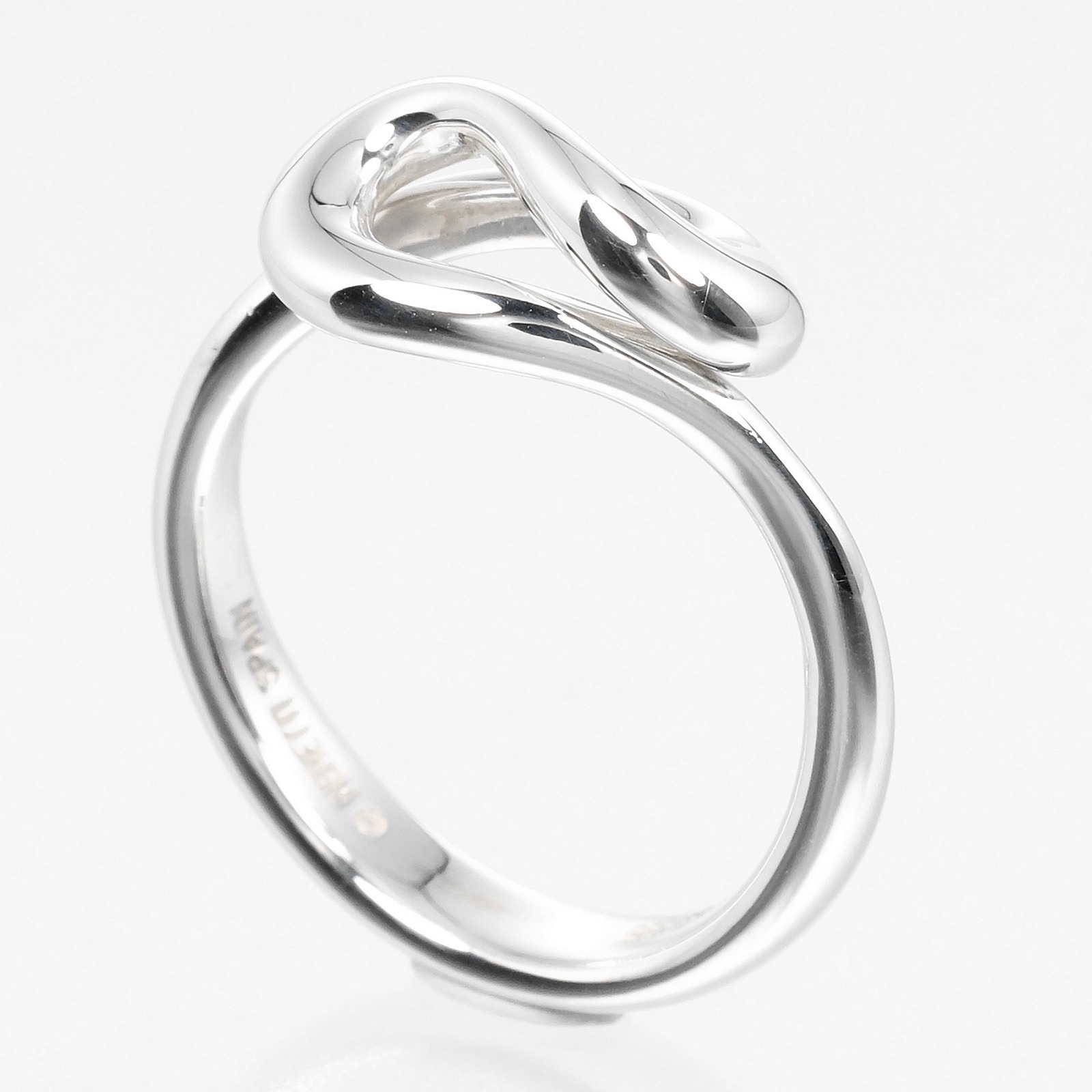 TIFFANY&Co. Open wave Ring Silver925 #4.9(US Size) 3.2g