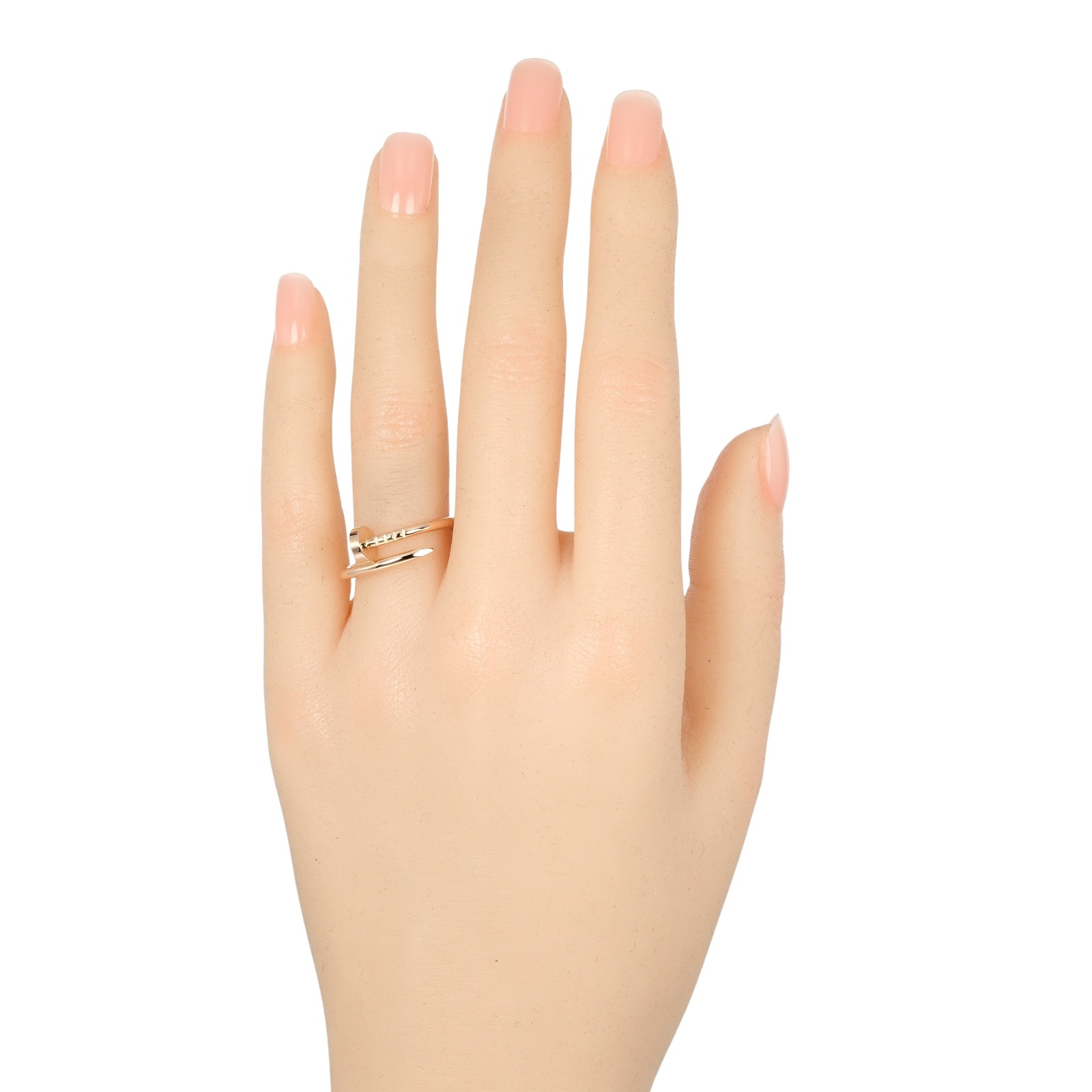 CARTIER Juste un Clou SM Ring K18 Pink Gold #7.0(US Size