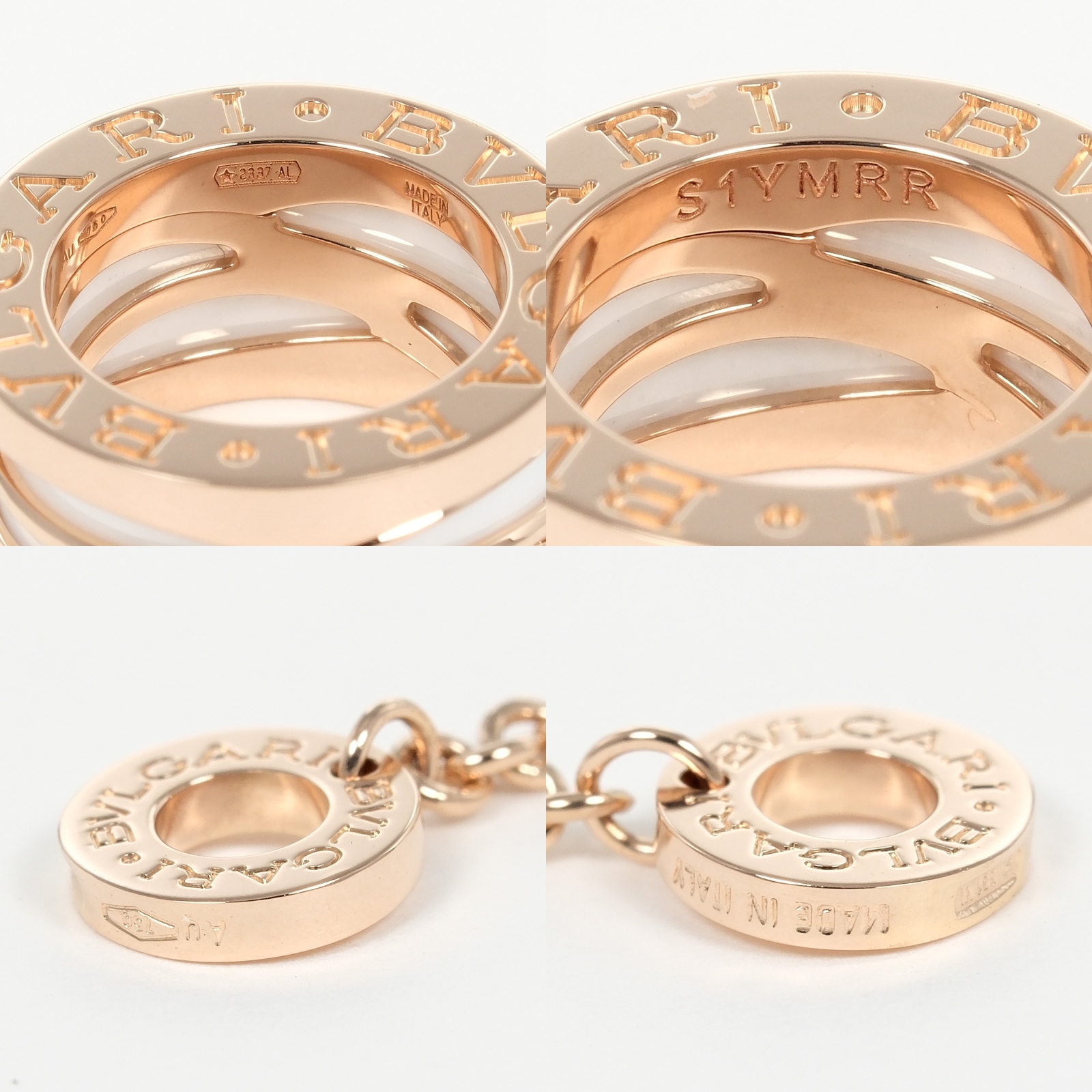 BVLGARI B.ZERO1 Design Legend Necklace Be zero one K18 Pink Gold