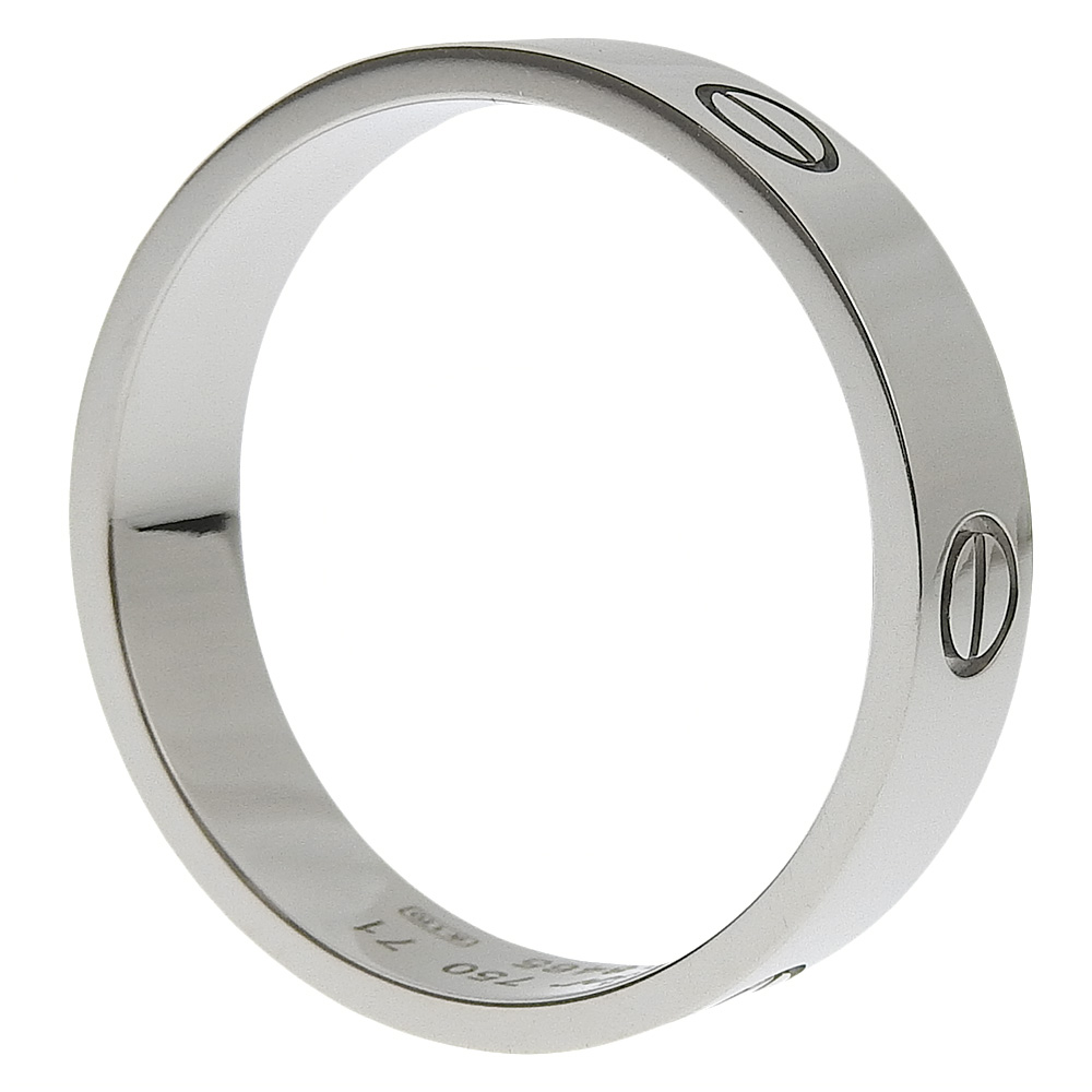 K18カルティエラブリング　ホワイト　#57 2996K2506 CARTIER Love Ring Ring K18 white gold #13.6(US Size) 10.8g