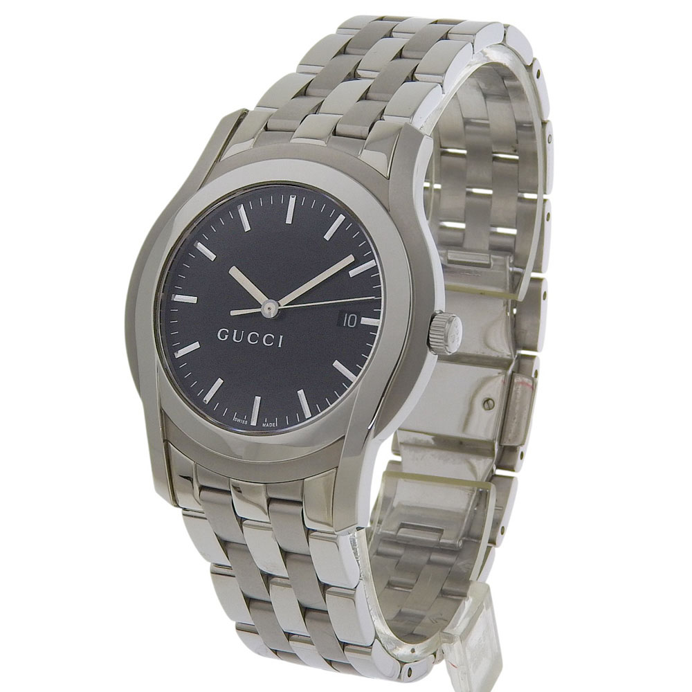 GUCCI G class Watches 5500XL blackDial Stainless Steel Quartz