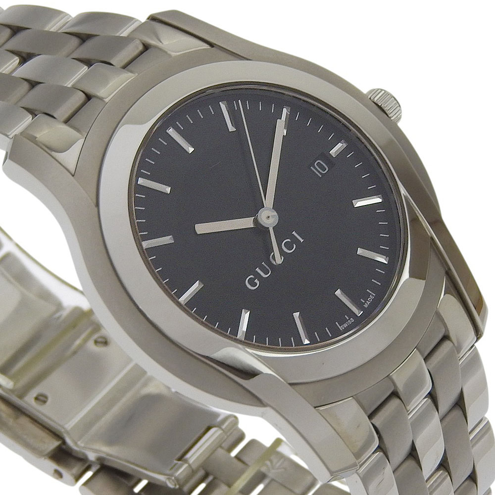 GUCCI G class Watches 5500XL blackDial Stainless Steel Quartz