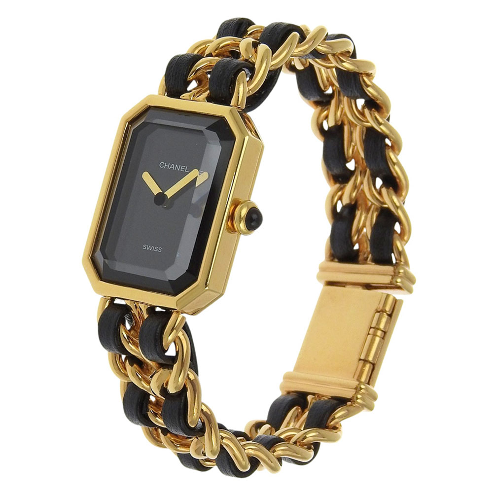 CHANEL Premiere S Watches H0001 blackDial Plated Gold  display picture 2