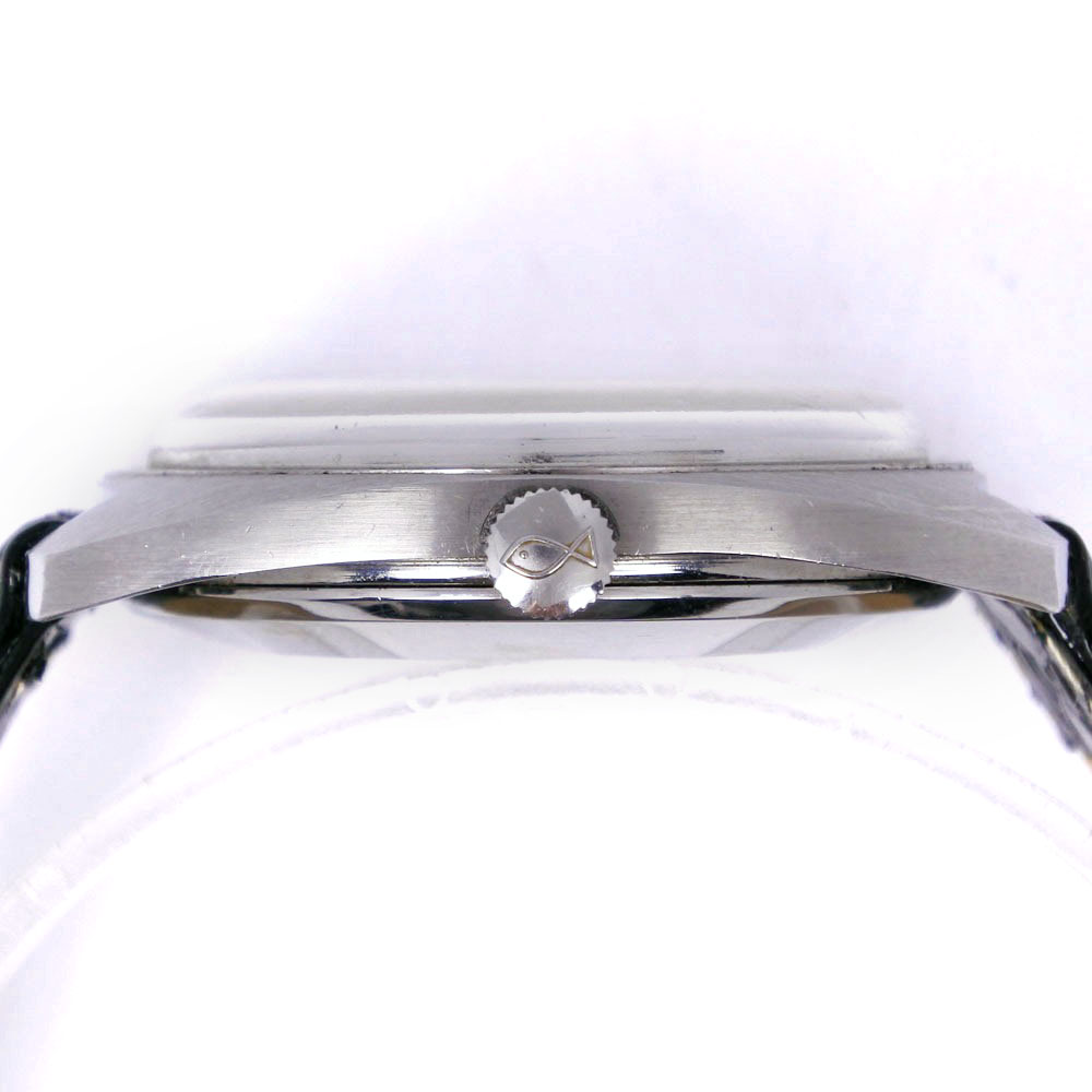 【IWC】インターナショナルウォッチカンパニー オールドインター cal.8541B R819AD ステンレススチール シルバー 自動巻き メンズ シルバー文字盤 腕時計