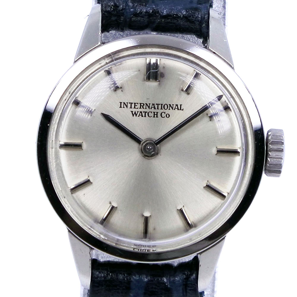 【IWC】インターナショナルウォッチカンパニー cal.431 K18イエローゴールド 手巻き レディース シルバー文字盤 腕時計