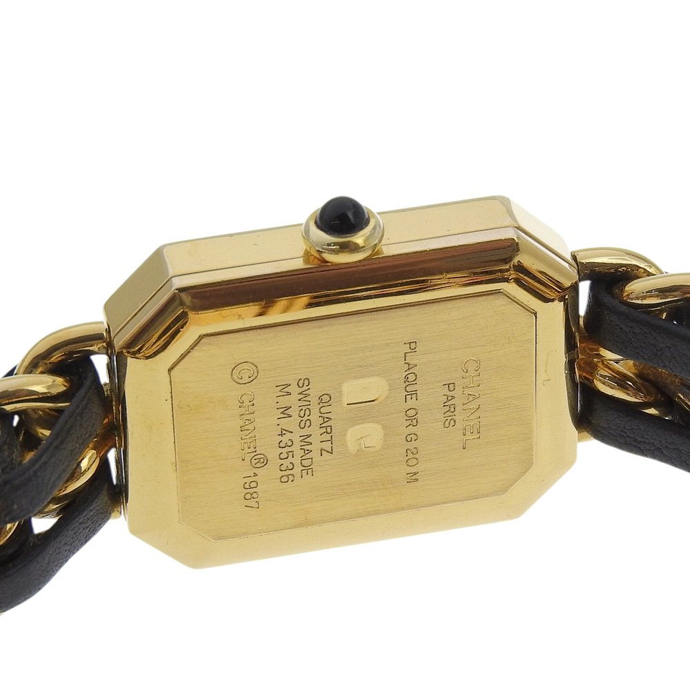 CHANEL Premiere S Watches H0001 blackDial Plated Gold  display picture 1