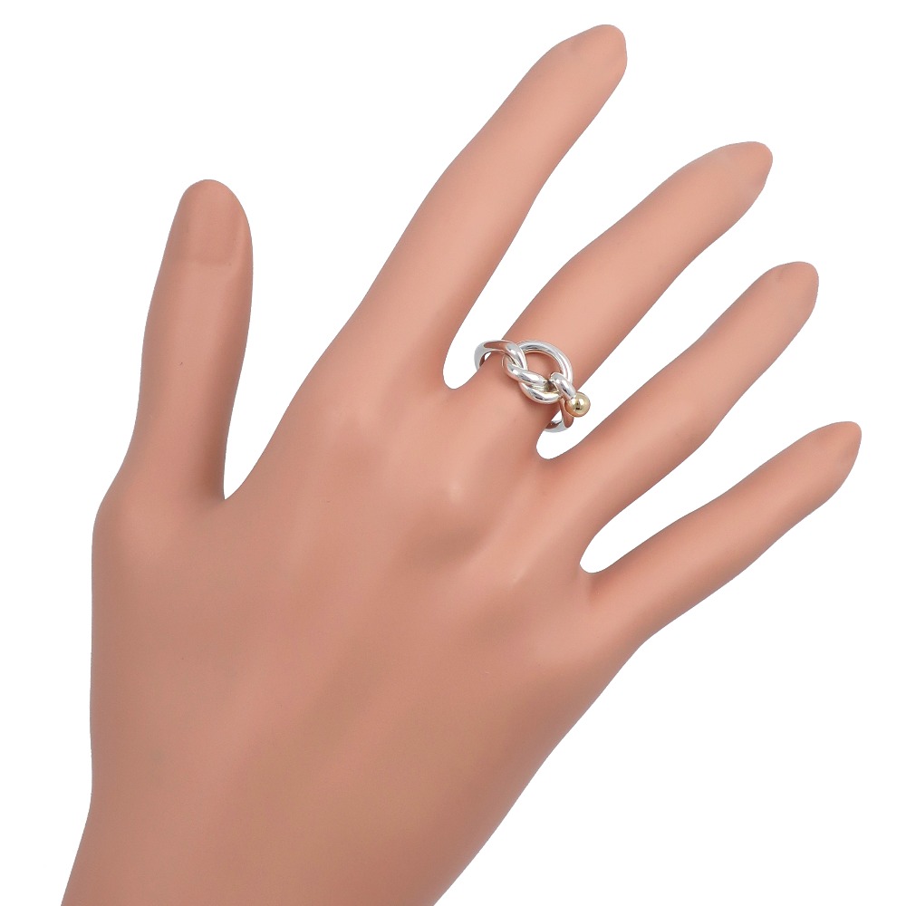 ❤️TIFFANY＆CO. ティファニー ノットリング SV925 K18 ❤️TIFFANY＆CO. ティファニー ノットリング SV925 K18 TIFFANY&Co