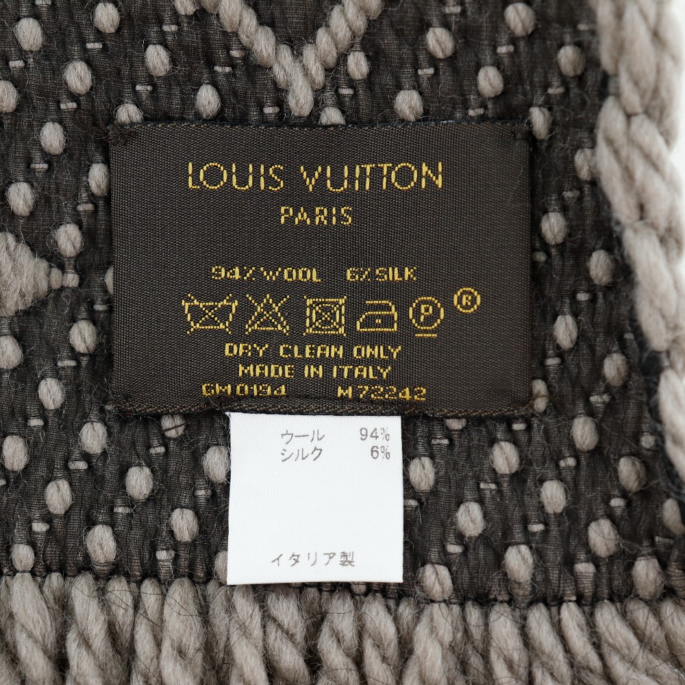 LOUIS VUITTON ロゴマニア マフラー ヴェローヌ