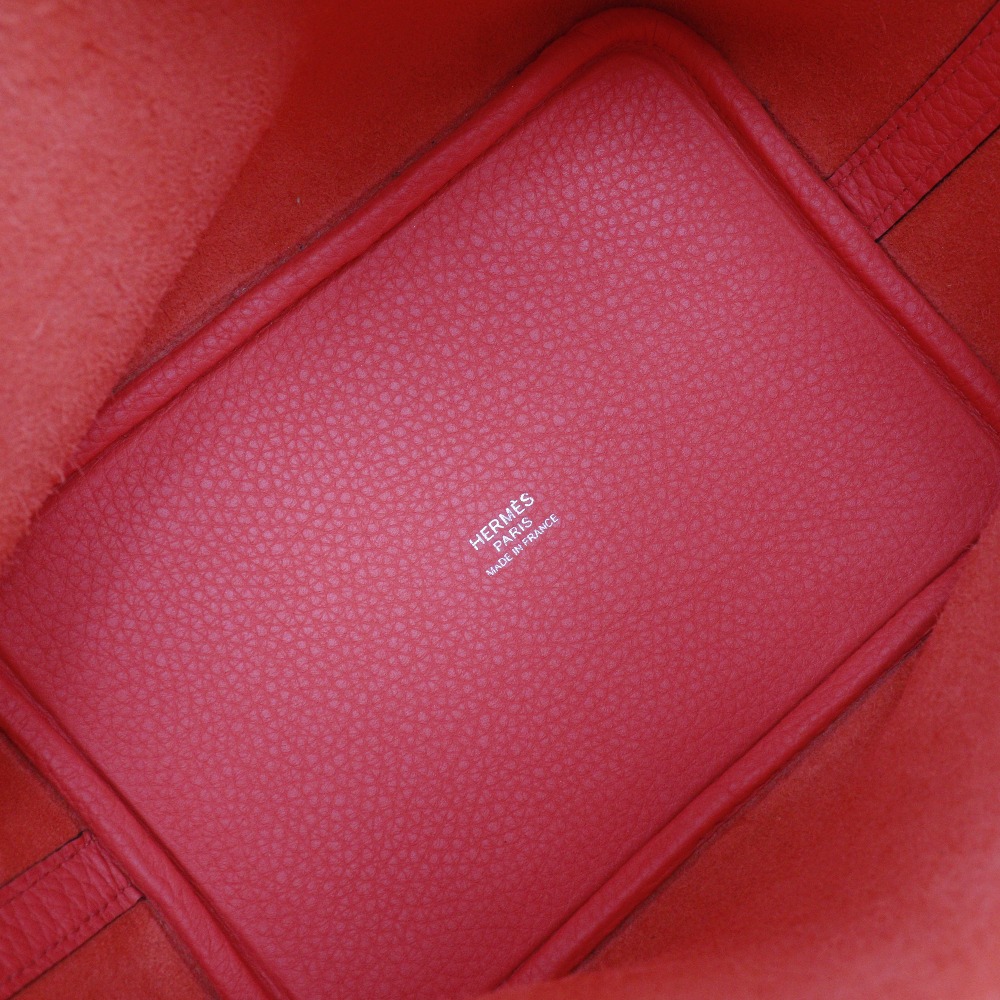 HERMES Picotin Lock 18 PM Handbag Taurillon Clemence Rose Texas 2020 Pink/Y HERMES Picotin Lock 18 PM Handbag Taurillon Clemence Rose  main image 3