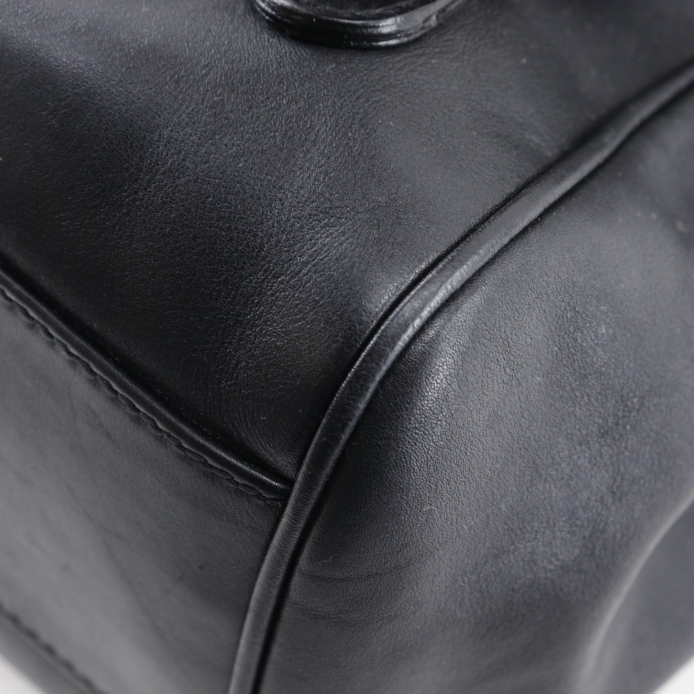 GUCCI Old Gucci Backpack Daypack vintage black Calfskin  display picture 3