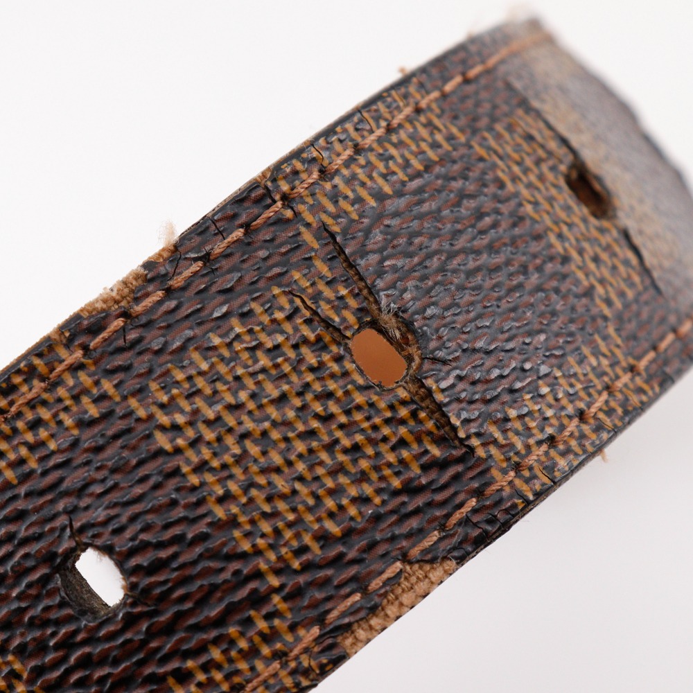LOUIS VUITTON ceinture ellipse belt M6995 Brown Damier 
